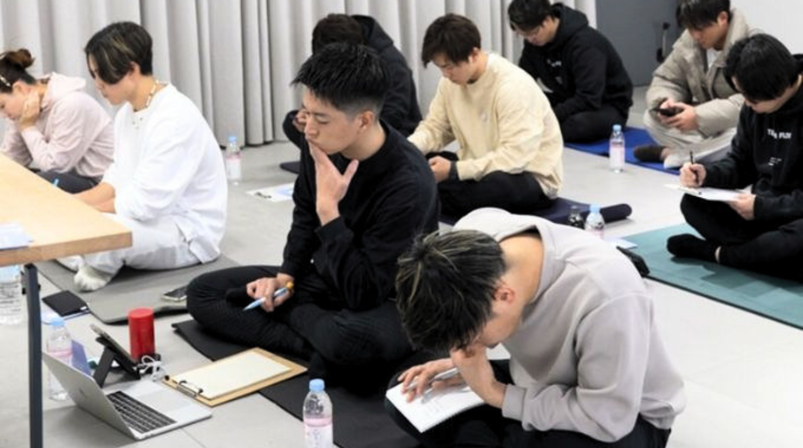 講座の様子 — 受講者の集中
